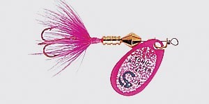 Блесны фирмы Yakima Bait, модель Sonic Rooster Tail 1/8 oz.(182-латунь/176-серебро)